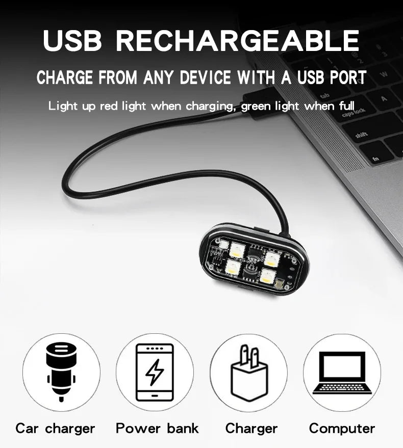 GlowiXen6 - Bezprzewodowe światełka stroboskopowe