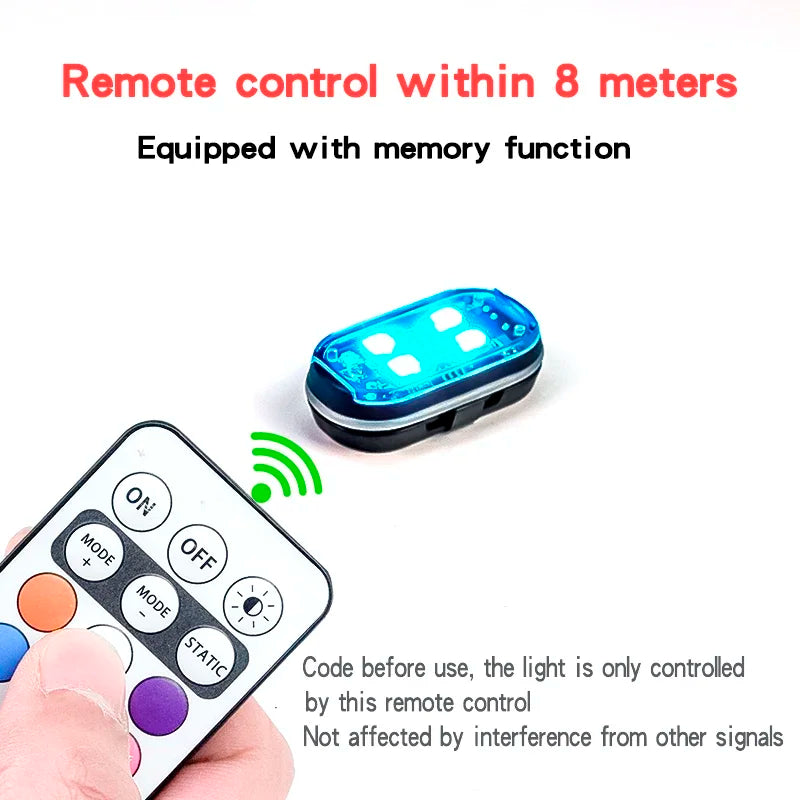 GlowiXen6 - Bezprzewodowe światełka stroboskopowe